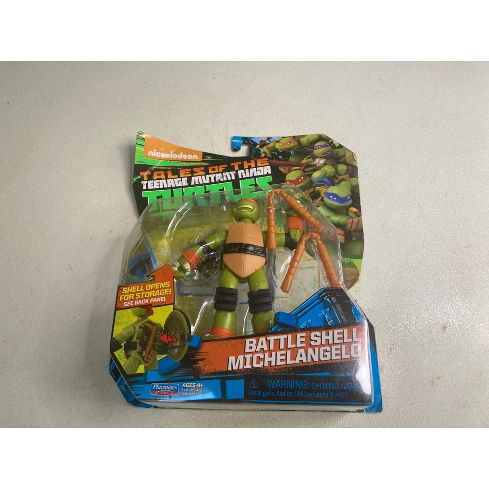 Battle Shell Michelangelo Teenage Mutant Ninja Turtles TMNT Action Figure 2015